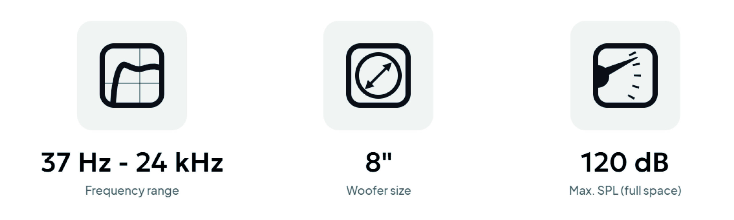 EXO28   8インチ 2ウェイ アクティブモニタースピーカー